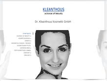 Tablet Screenshot of kleanthous.de